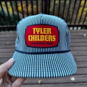 Tyler Childers Mule Pull Tour Striped Hat